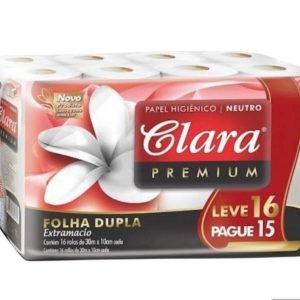 Papel Higiènico Clara Premium 16 rollos